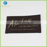 2016 Factory Wholesale Custom Polyester Damask Woven Labels For Clothing thumbnail-2