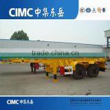 CIMC 20ft 2 Axles Skeleton Container Semi Trailer thumbnail-6