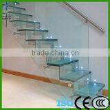 Laminated Safety Glass For Stairs/Laminated Glass Stairs Manufacturer