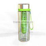 Plastic Water Bottle With Strainer/ Clear Plastic Water Bottles thumbnail-1
