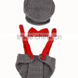 Hot New Products for 2016 OEM Service Handmade Crochet Baby Photo Props Set thumbnail-3