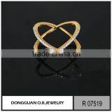 Fashion New Model Silver Ring Wedding Ladies Gold Finger Ring thumbnail-1