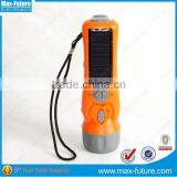 F-1718S Solar Crank Radio Flashlight,3 Super-bright LED Flashlight With Alarm and FM Radio thumbnail-3