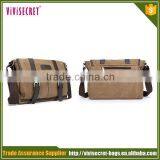 China Manufacturer Best Brand OEM Laptop Men Canvas Messenger Bag thumbnail-3