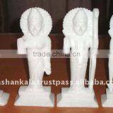 White Marble Ram Darbar God Statue