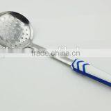 Soft Touch Effect Handle Type Stainless Steel Cooking Strainer
