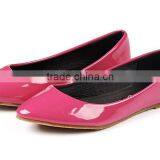 Patent Pu Plain Upper TPR Sole Fancy Cute Cheap Ballerina Shoe Girls Belly Pump Shoes Ballet Flats Shoes Kids 2016 thumbnail-2