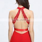 V-1031 Hot Red Chiffon Latest Designs Unique Gorgeous Prom Dress 2016 thumbnail-6