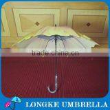 24"beautiful Sunflower Umbrella With Wave Boarder thumbnail-1