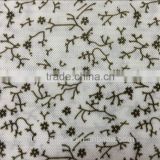 small flower print oxford fabric for bags shoe linings