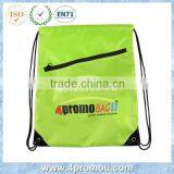 Best Selling Polyester Eco Green Drawstring Bag