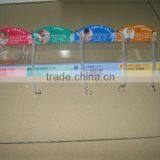 Acrylic make up hang counter display for baby bottles