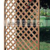 Solid Wood Lattice Panels Used as Garden Door thumbnail-1