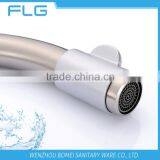 Commercial Style Lead Free Nickel Brushed UPC Pull Down And Rotating Spout Combined In One Kitchen Sink Faucet Mixer Tap FLG3763 thumbnail-4