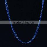 Byzantine Stainless Steel Chain Necklace & 18k Gold Bracelet Tribal Necklace thumbnail-4