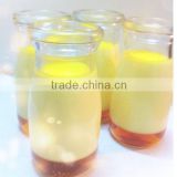 2014 100ml Best-selling mini glass pudding bottle with plastic cap
