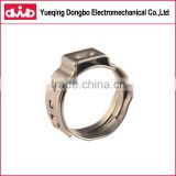 SS304 Stainless Steel Single Ear Clamp Adjusting Hose Clamp Rubber Clamp