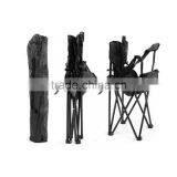 Folding Camping Chair Portable Fishing Beach Outdoor Collapsible Chairs-Black thumbnail-3