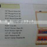 38pcs Wood Router Bit in Wooden Box thumbnail-1