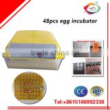 High Quality Holding 48 eggs hot sale automatic chicken incubator