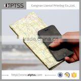 Map Printed Women Tyvek Clutch Wallet thumbnail-1