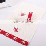 Cotton Embroidery Snowflake Bath Towel Set thumbnail-4