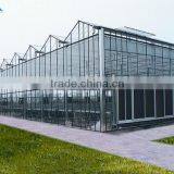Galvanized Steel Structure Tempered Glass Greenhouse/Hydroponics Greenhouse/Commercial Greenhouse thumbnail-1