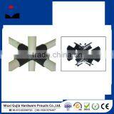 Black Coated Metal Pipe Joints for Rack System HJ-5