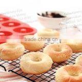 Hot Selling Silicone Doughnut Cake Mold Savarin and Donut Silicone Mold and Baking Pan thumbnail-1