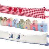 Store More Simple Design Sand and Cotton Stuffed Strip Canvas Door Stop thumbnail-2