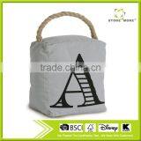 Store More Home Decor Monogrammed A Handled Stuffed Door Stopper thumbnail-1