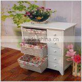 2015 Hot Sale French Antique Living Room Furniture White Color Wooden Cabinet thumbnail-6