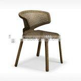 2017 Trade Assurance New Design Famous Modern Restaurant Used Synthetic Rattan All Weather Single Dining Chair thumbnail-2