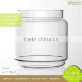 Custom Made Pyrex Glass Thermal Cheap Mason Jar With Handles thumbnail-3