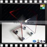 Customized Moveable Acrylic Coffee Table Unique Elegant Acrylic Side Table With Wheels From China Manufacturer thumbnail-6