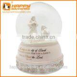 High Quality Resin European White Snow Globe thumbnail-1