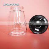 Glass Salt Spice Condiment Jar With Black Grinder Cap thumbnail-6