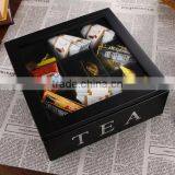 Gird Wooden Tea Gift Box&wooden Coffee Storage Box thumbnail-1