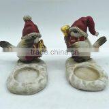 Custom Christmas Bird Ornaments Resin Candle Holder thumbnail-2