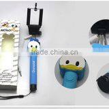 Custom Cable Wired Selfie Handheld Stick Monopod ,cartoon Wired Selfie Stick With Logo thumbnail-6