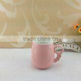 New Pink Ceramic Mug Color Glazed thumbnail-1