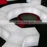 Led Party Furniture Led Luminous Long Bench for 3 Seaters