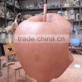 Grande Sculpture Polished Apple Stainless Steel Outdoor Sculpture for Garden thumbnail-3