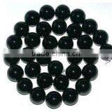Round 12mm Loose Black Onyx Strand thumbnail-1