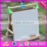 2016 New Design Double-sided Wooden Kids Chalkboard Easel W12B105 thumbnail-5