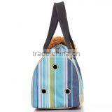 2015 Fashion Stripe Handle Dog Carrier Handbag thumbnail-3