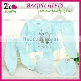 Wholesale Newborn Baby Cotton Clothes Set Cartoon Pattern Baby Clothes thumbnail-1