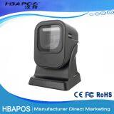 HBA-6100 Supermarket Cheap Desktop Omnidirectional Laser Barcode Scanner Rs232 thumbnail-2