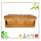 3 Pieces Practical Original Customized Size Bamboo Spice Jar Set thumbnail-1