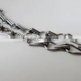 Wholesale 12mm Decorative Silver Color Metal Aluminum Chain for Decoration thumbnail-3
